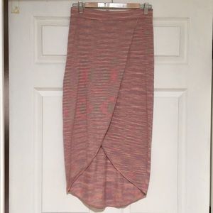 BCBGeneration asymmetrical skirt wrap midi